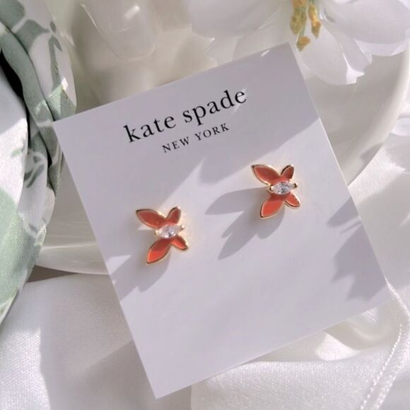 Kate Spade Social Butterfly Mini Studs - Picture 2 of 2